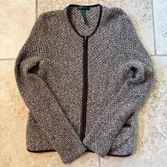 Lauren Ralph Lauren Sweaters - Lauren Ralph Lauren Marbled Tweed Looking Knit Cardigan Sweater XS